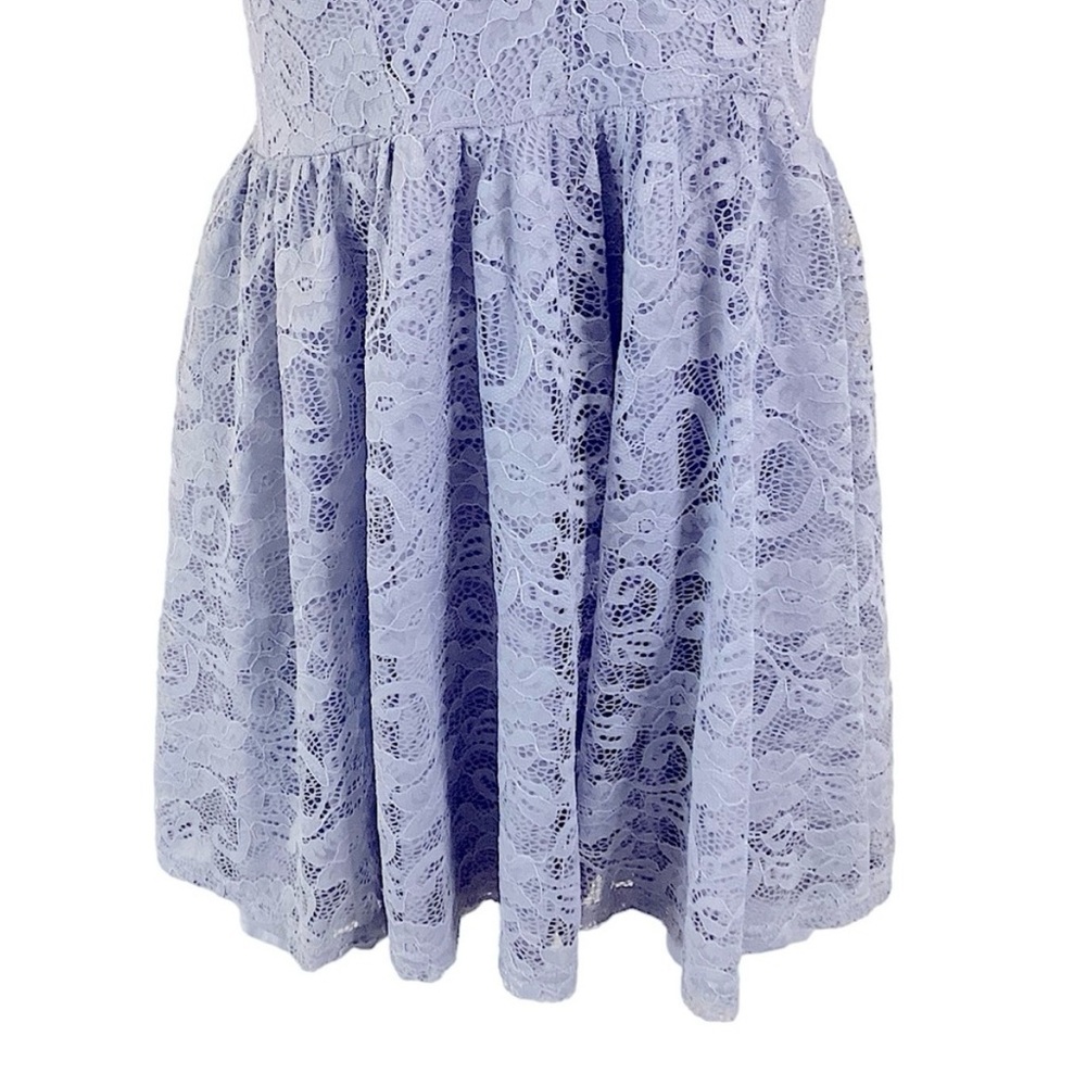Sam Edelman Eventide Lace Dusty Blue Romper - Picture 8 of 10